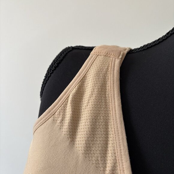 Prairie Wear Hugger Prima Bra Medium Beige Post Surgical NO CUPS INSERTS! - Picture 9 of 15